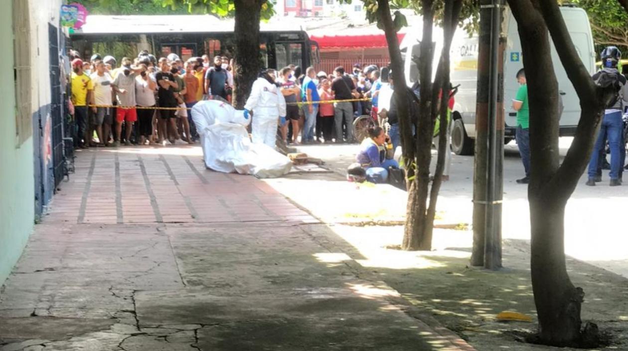 El CTI de la Fiscalía se encargó de la inspección del cadáver.