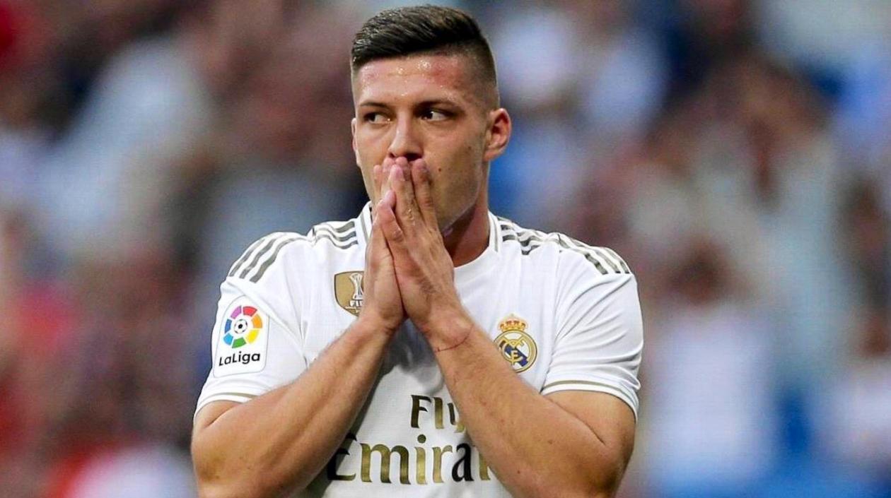 Luka Jovic, delantero serbio. 