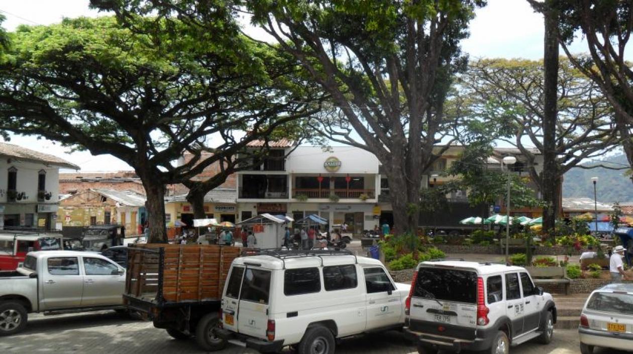 El municipio de Betania, Antioquia.