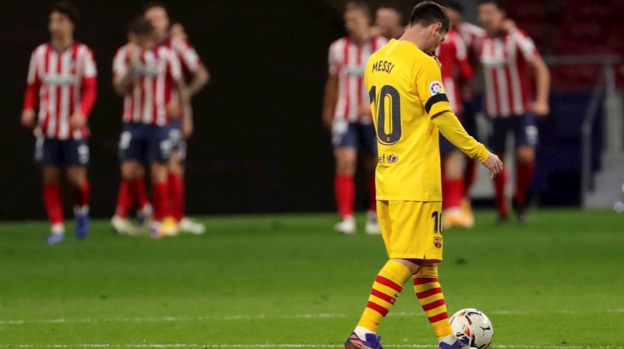 Lionel Messi ha reflejado su intranquilidad personal en la cancha. 