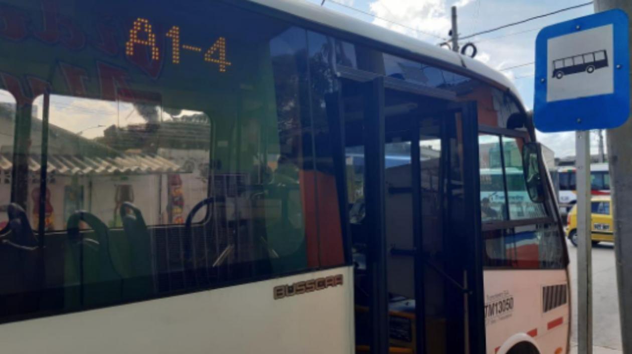 Ruta alimentadora A-14, en el barrio La Magdalena. 