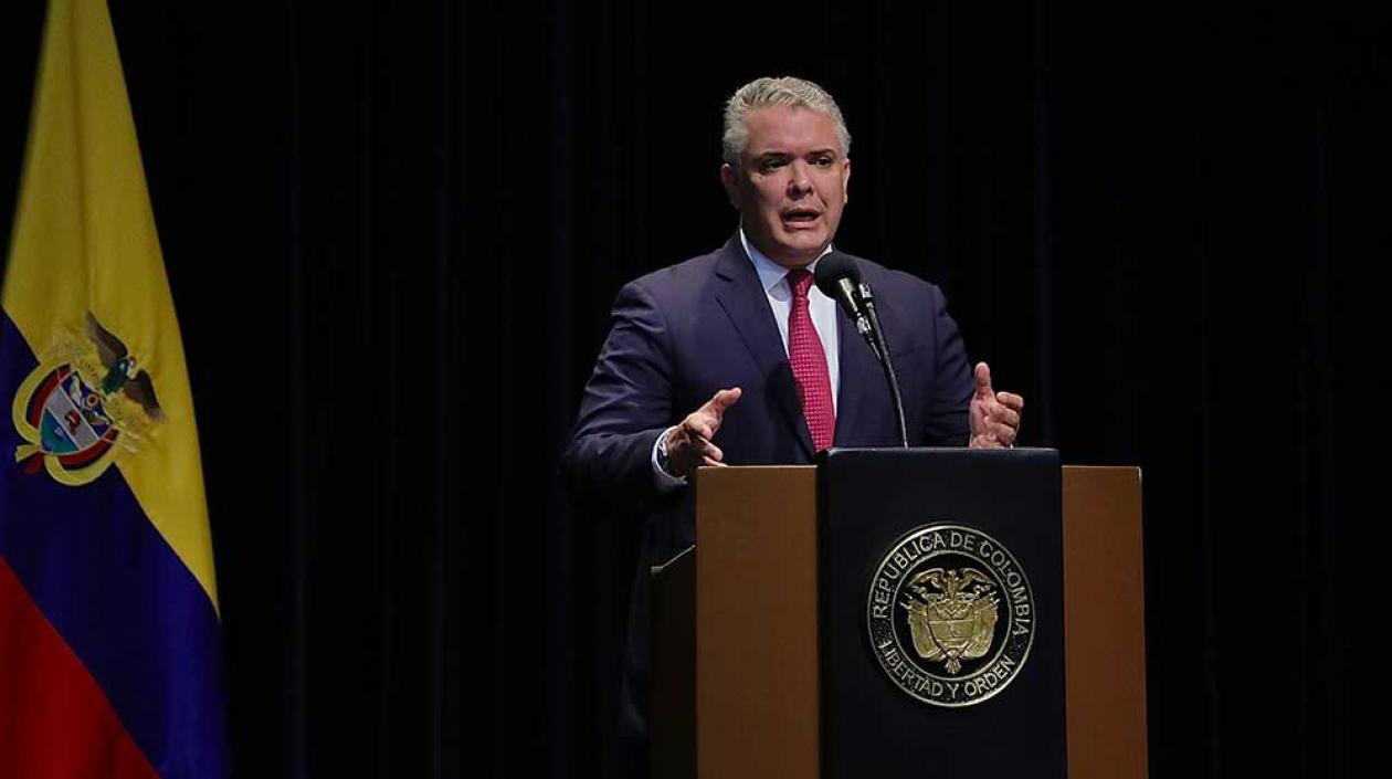 El Presidente de la República, Iván Duque.