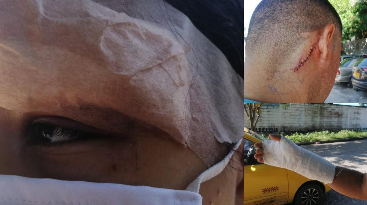 Familiares del soldado muerto resultaron golpeados. 