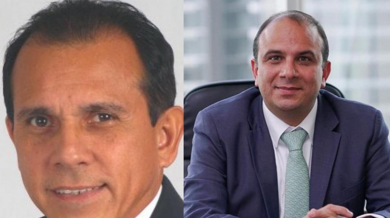 Carlos Julio Manzano y el Defensor Carlos Camargo.