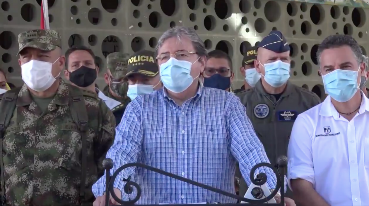 El ministro de Defensa, Carlos Holmes Trujillo.