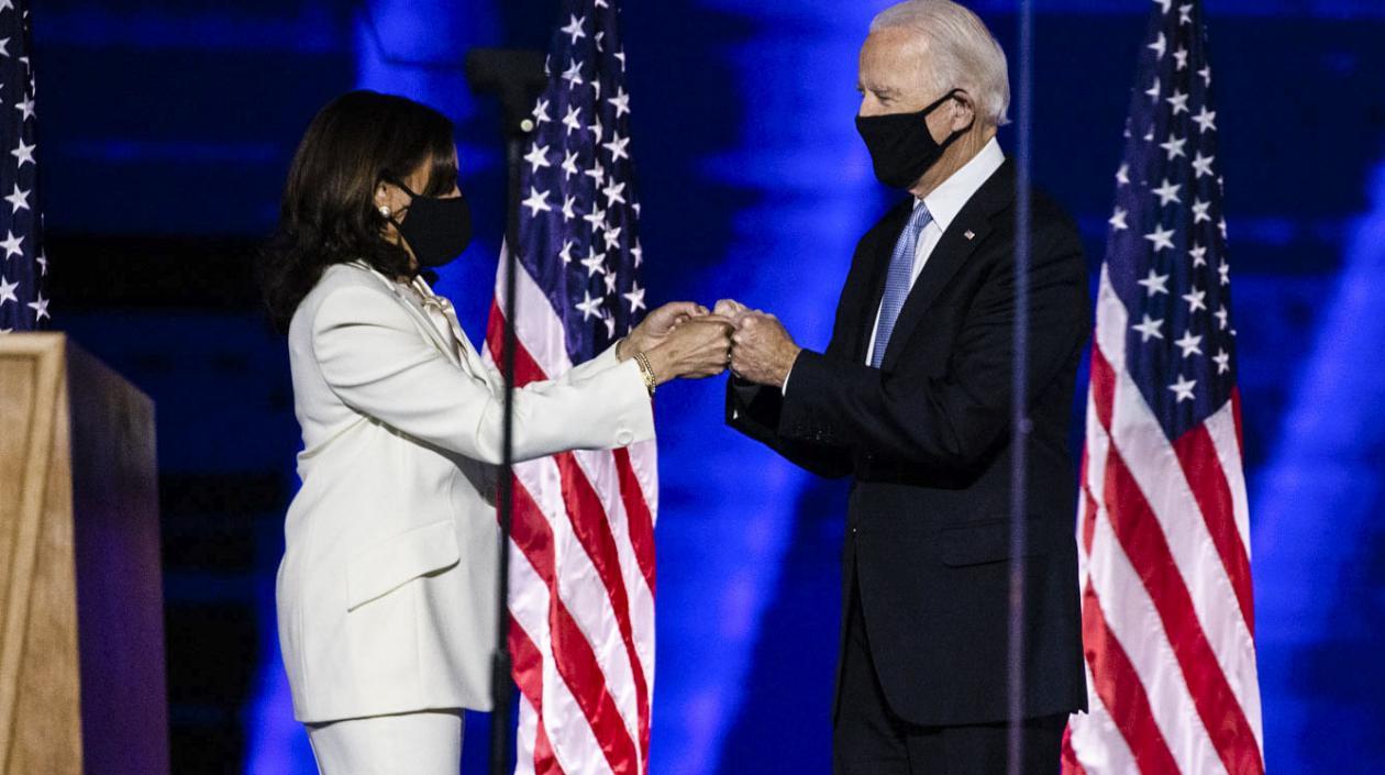 Kamala Harris y Joe Biden.