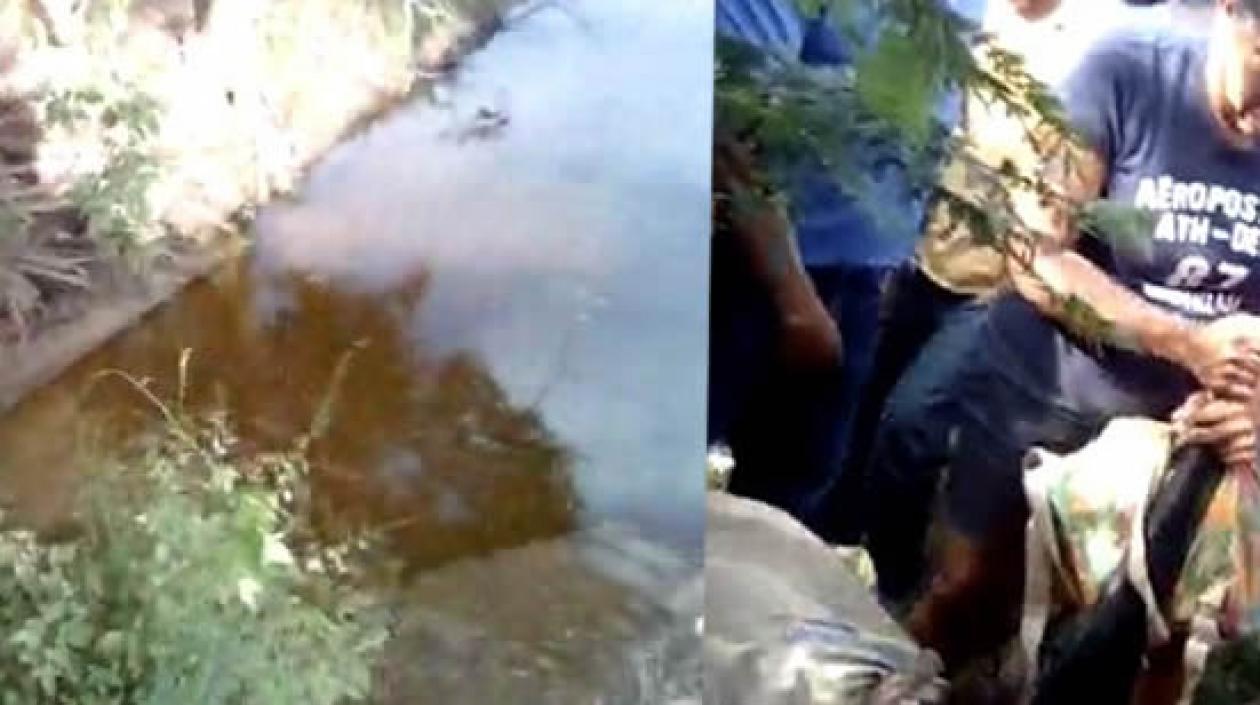 Hallan muertos a dos niños en un arroyo