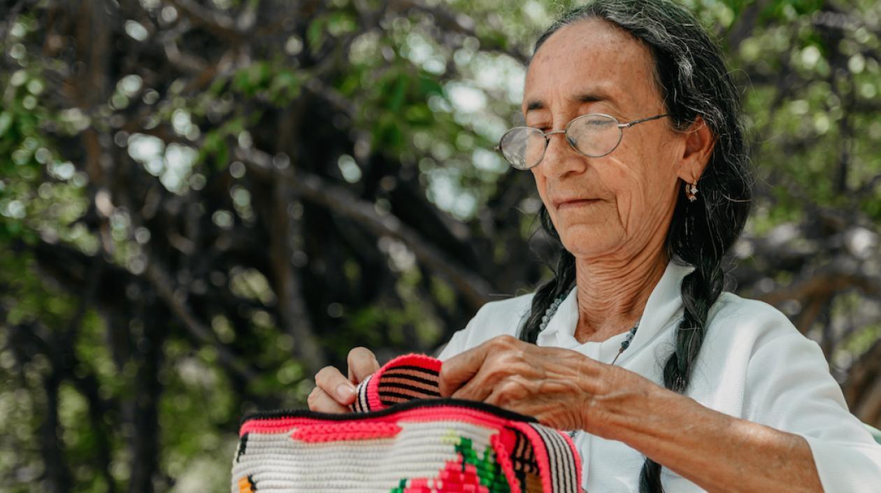 Artesana del corregimiento de Chorrera.