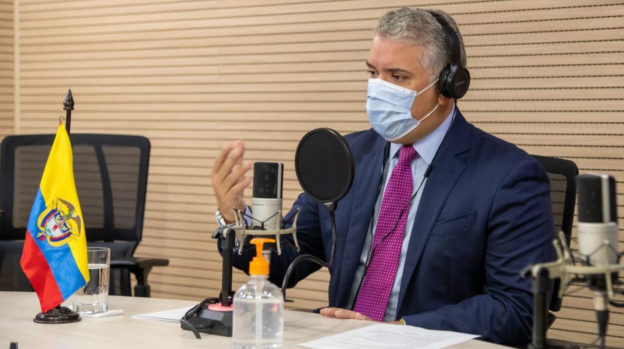 El Presidente de la República, Iván Duque.
