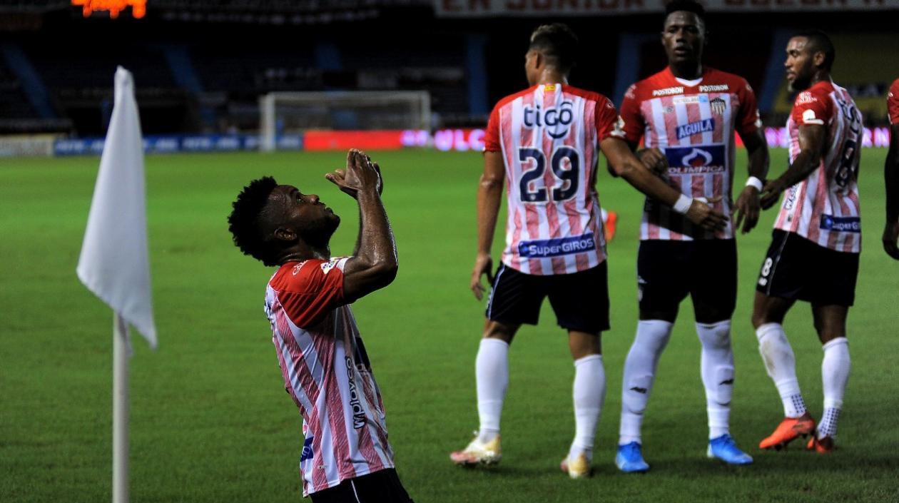 Miguel Ángel Borja, goleador de Junior. 
