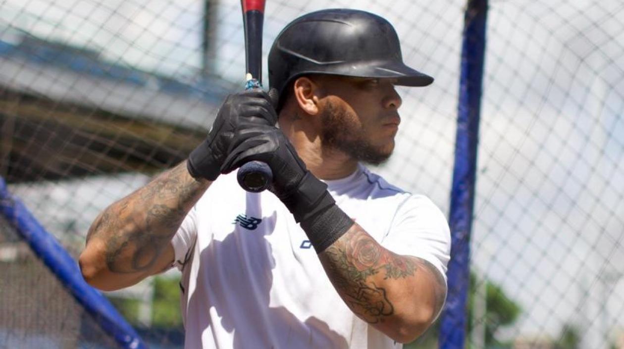 Harold Ramírez, pelotero de Caimanes. 