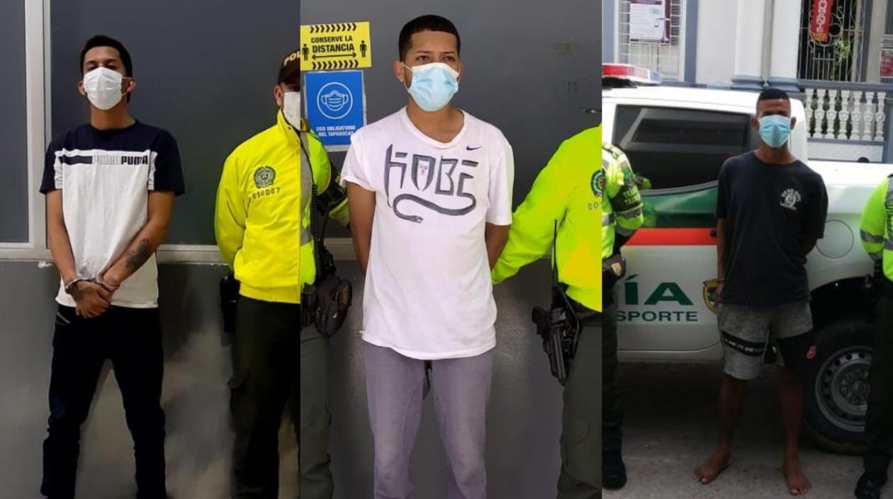 Carlos Arturo Causil Parra, Néstor Andrés Navarro Martínez, William Jesús Polo Anaya.