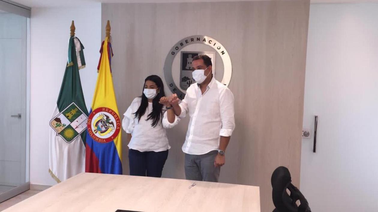 Mabel Moscote Moscote, asumiendo como Gerente de Telecaribe.