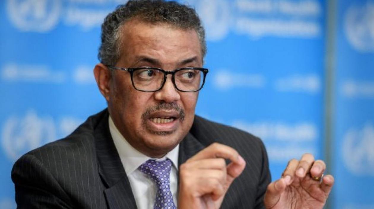 El director general de la OMS, Tedros Adhanom Ghebreyesus.