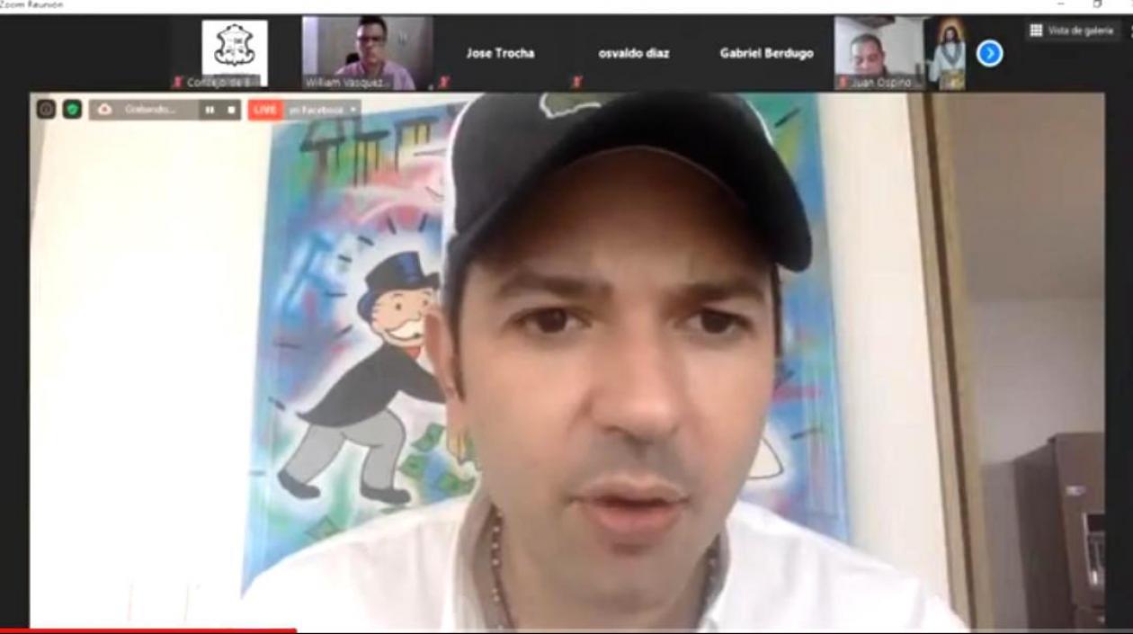 Juan Camilo Fuentes, presidente del Concejo de Barranquilla.