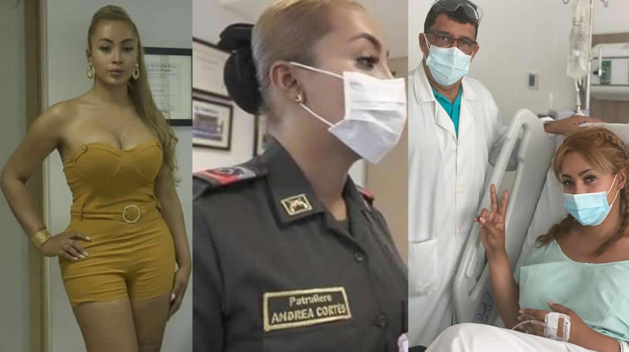 Andrea Cortés en Barranquilla.