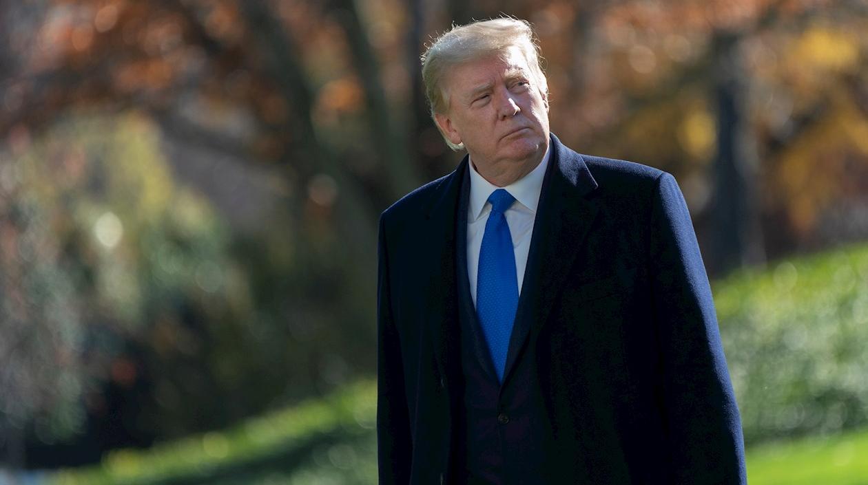 El presidente estadounidense saliente, Donald Trump.