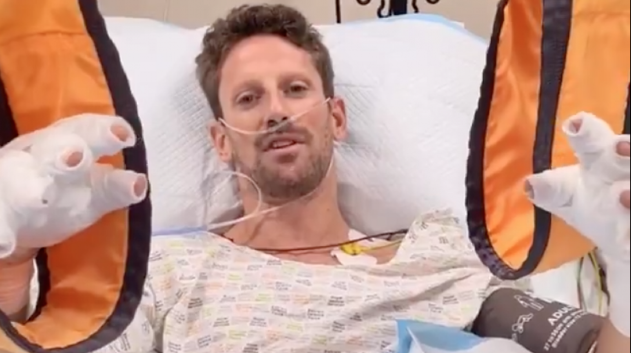 El piloto francés Romain Grosjean.