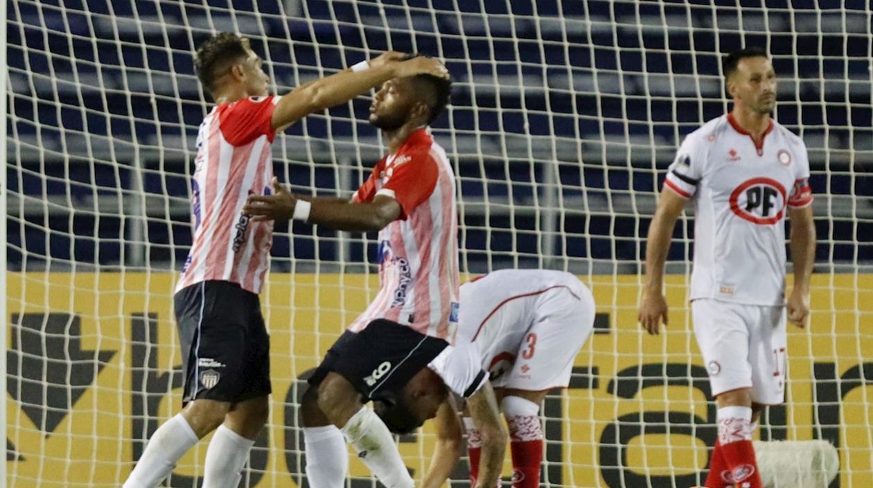 Teófilo Gutiérrez y Miguel Ángel Borja. 