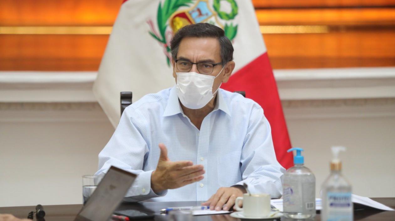 El expresidente Martín Vizcarra.