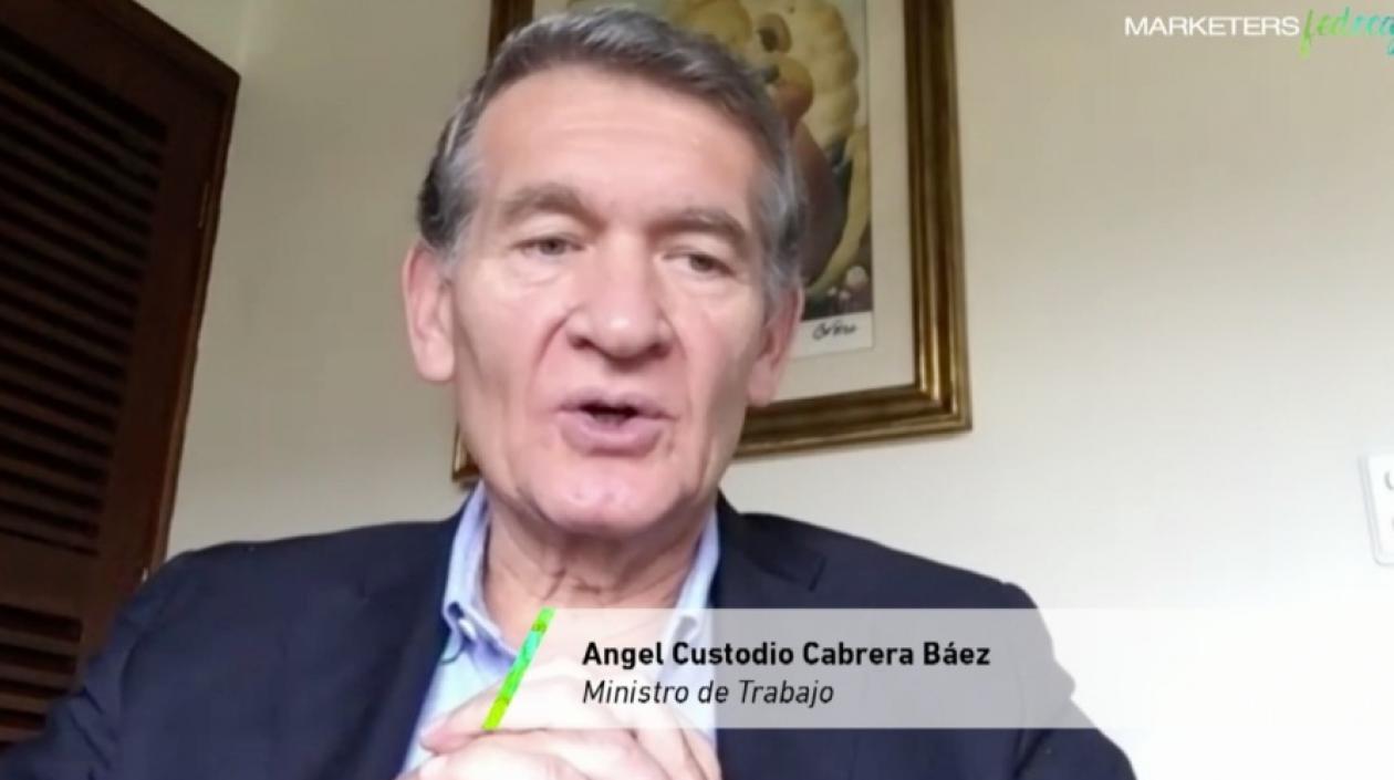 Ángel Custodio Cabrera Báez, ministro de Trabajo.