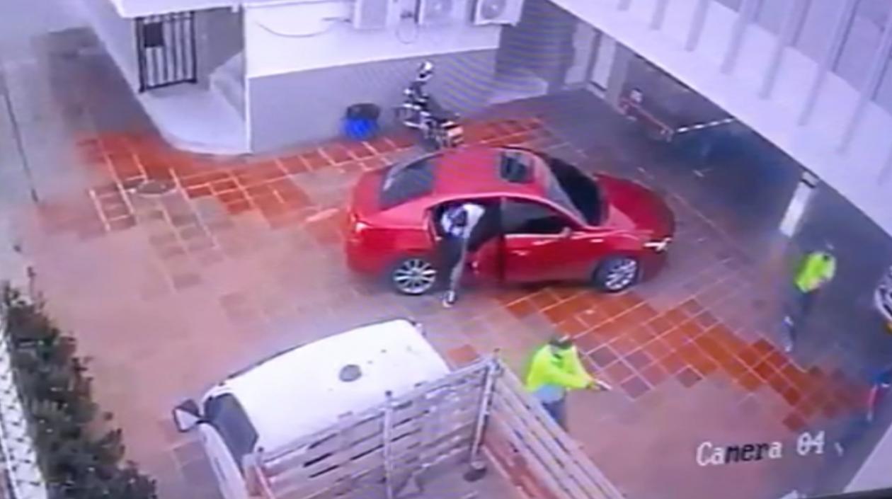 Así fue el robo en casa de cambio en el norte de Barranquilla. 