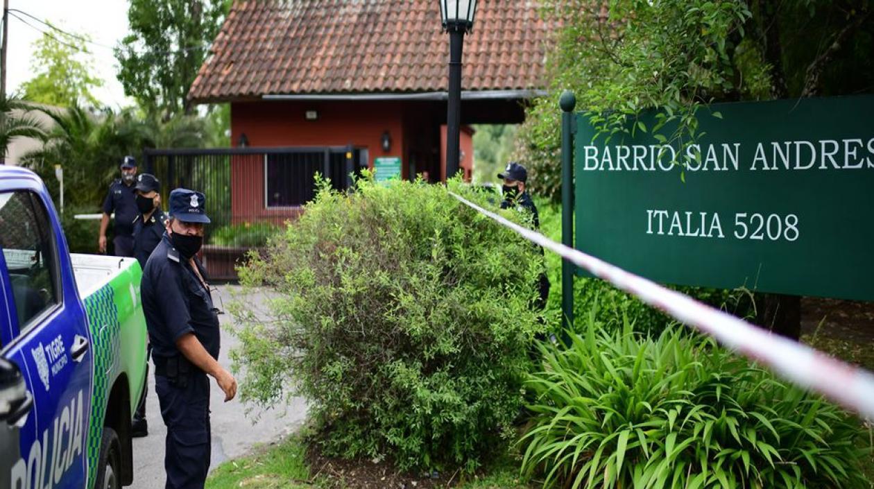 Casa donde residía Maradona.