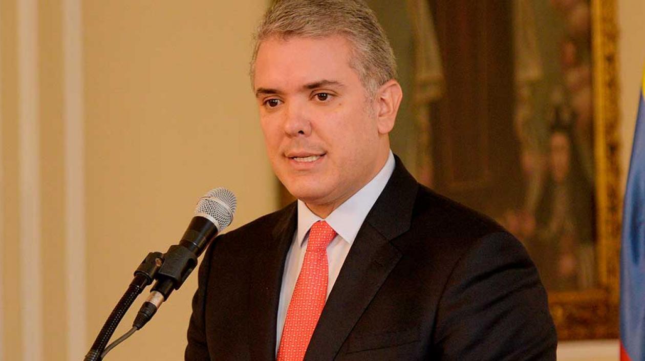 El Presidente de la República, Iván Duque.