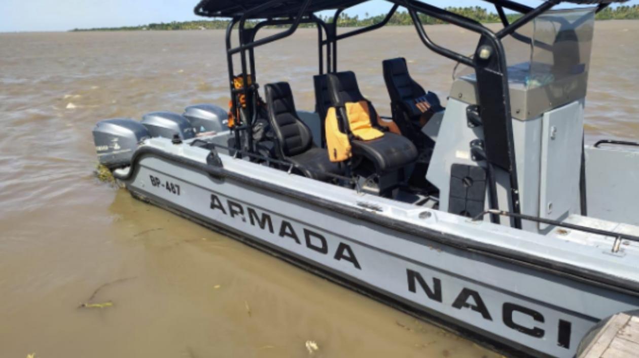 La Armada halló el cuerpo que flotaba en el río Magdalena. 