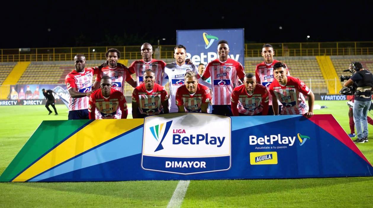 La más reciente nómina titular del Junior.