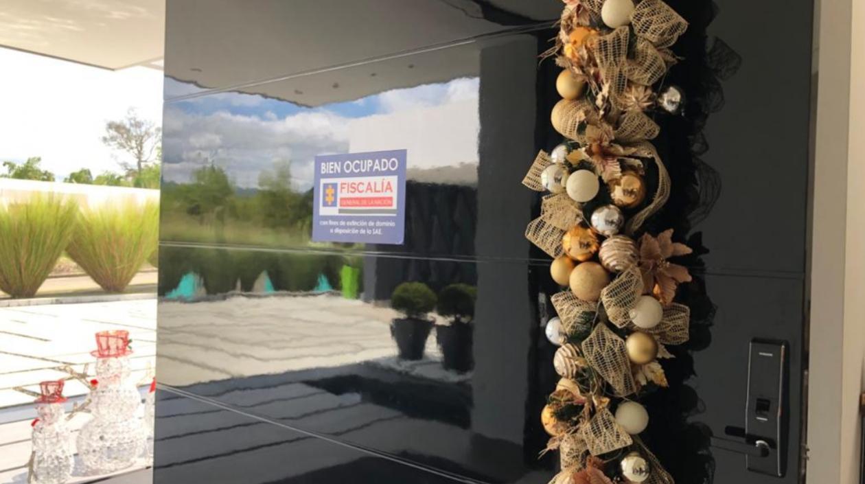 Bienes ocupados por la Fiscalía. 