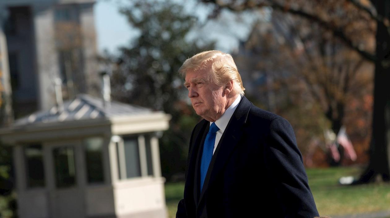 El presidente estadounidense saliente, Donald Trump.