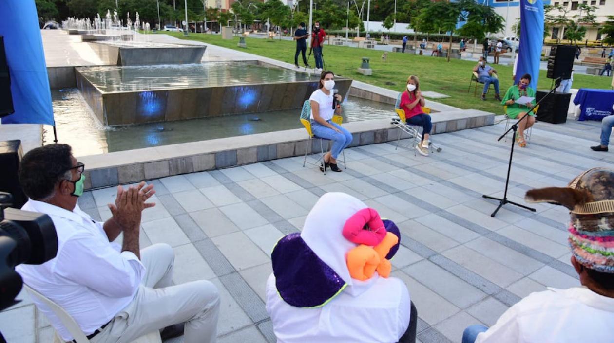 Presentación del portafolio de estímulos.