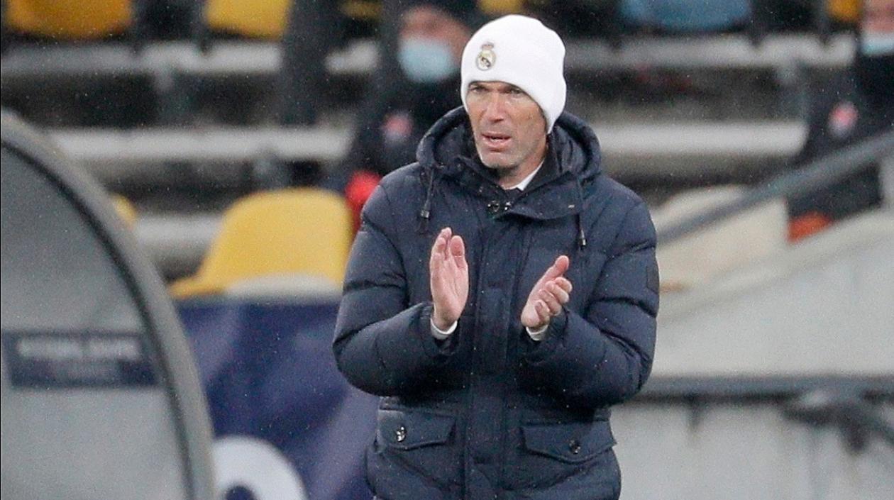 Zinedine Zidane, técnico del Real Madrid. 