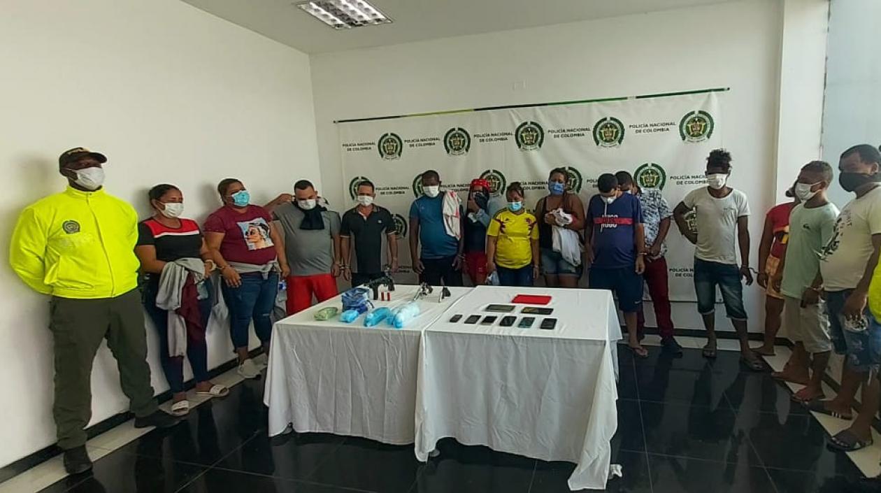 Las capturas se realizaron mediante diligencias de allanamiento. 