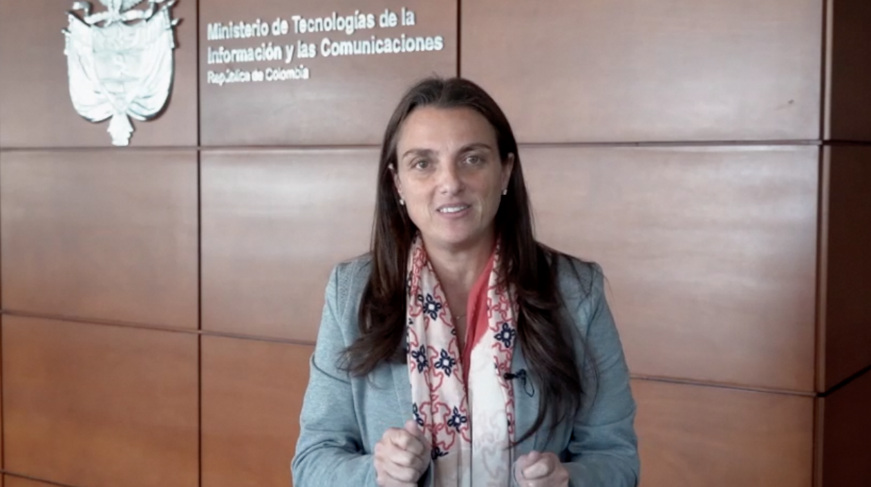 La Ministra de las TIC, Karen Abudinen.