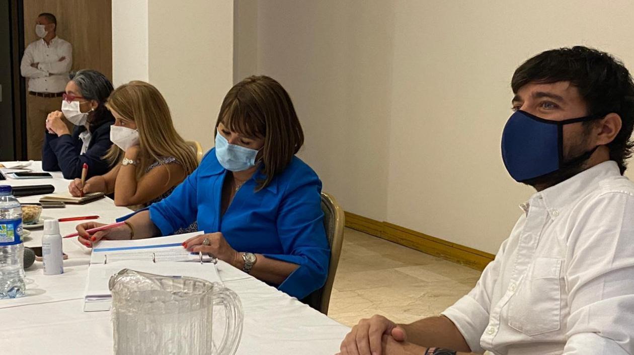 Ministra del Interior en Barranquilla.