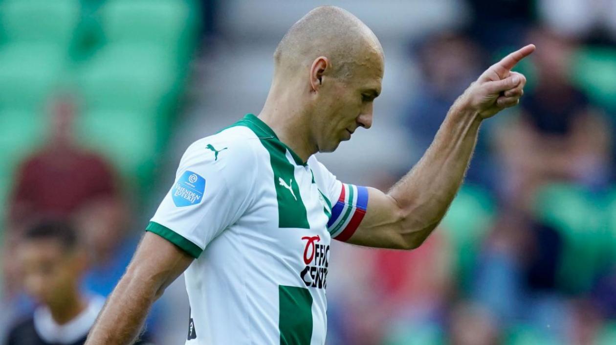 Arjen Robben, delantero holandés. 