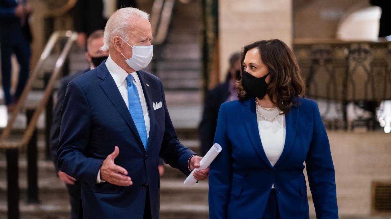 Joe Biden y Kamala Harris.