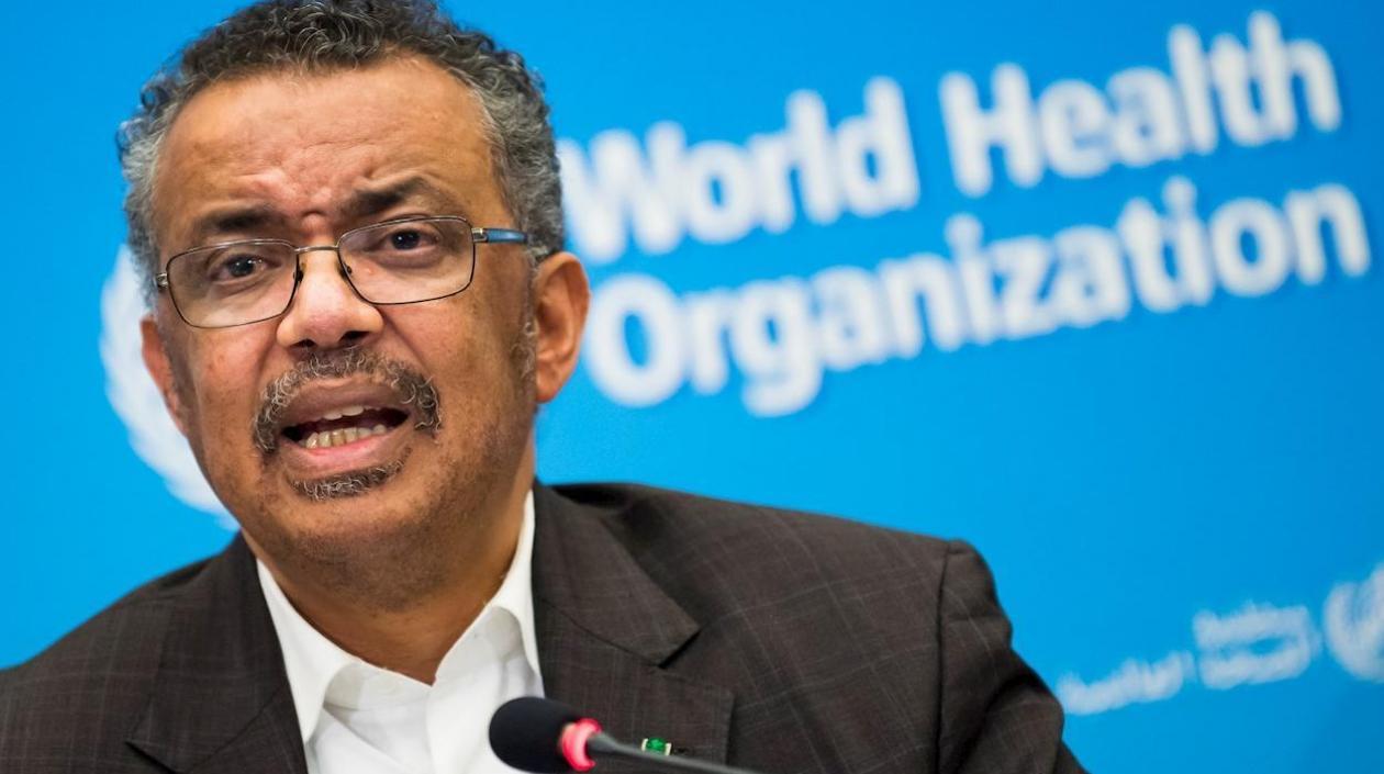 El director general de la OMS, Tedros Adhanom Ghebreyesu.