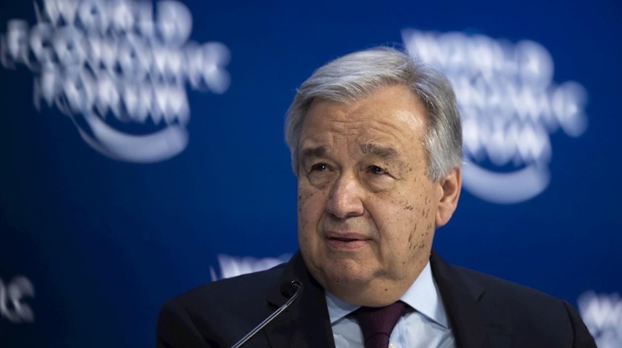 En la imagen, el secretario general de la ONU, António Guterres. 