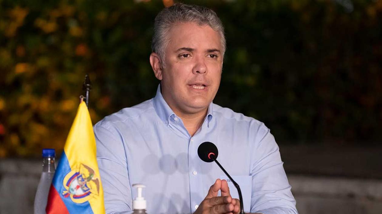 El Presidente de la República, Iván Duque.