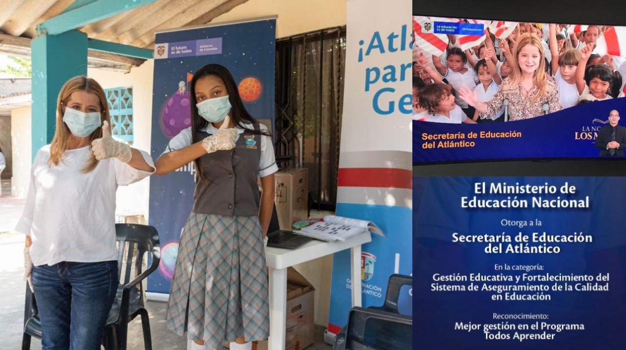 La Gobernadora del Atlántico, Elsa Noguera.
