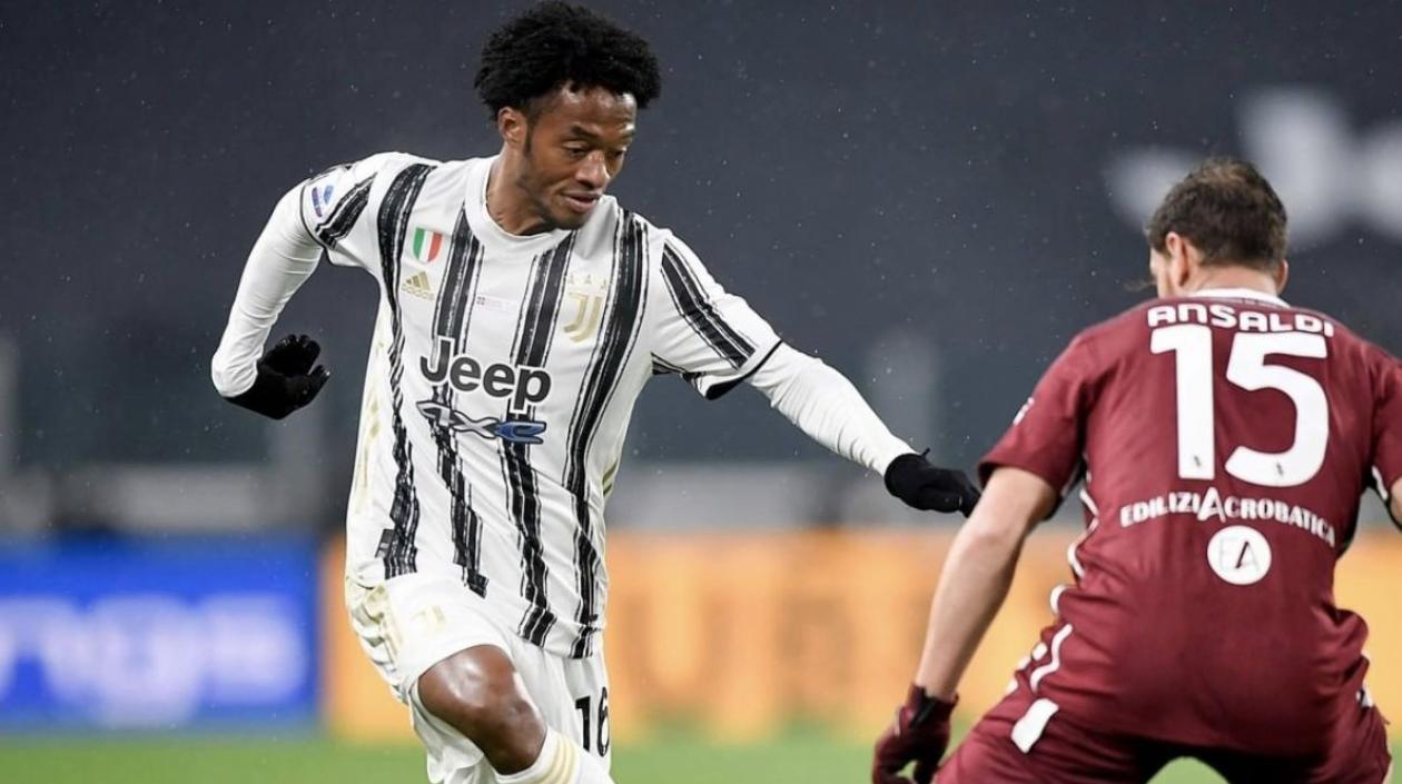 Juan Guillermo Cuadrado, jugador de la Juventus. 