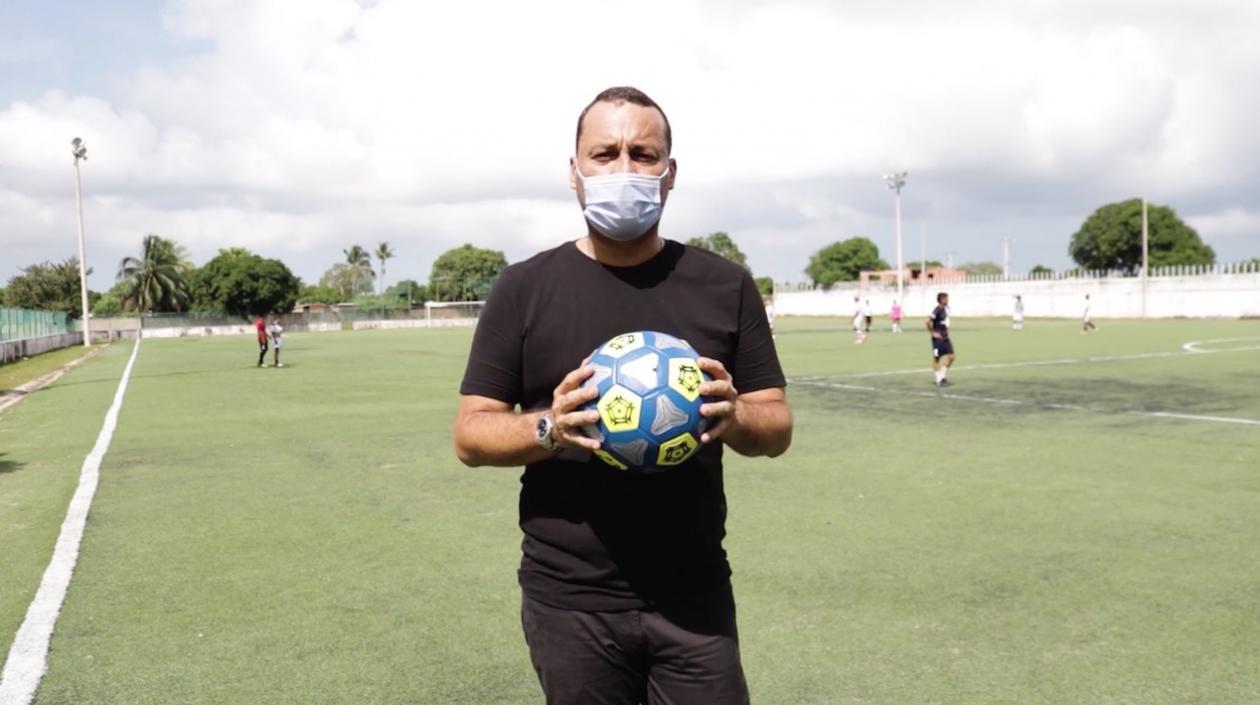 El Alcalde José Fernando Vargas promoviendo la campaña.