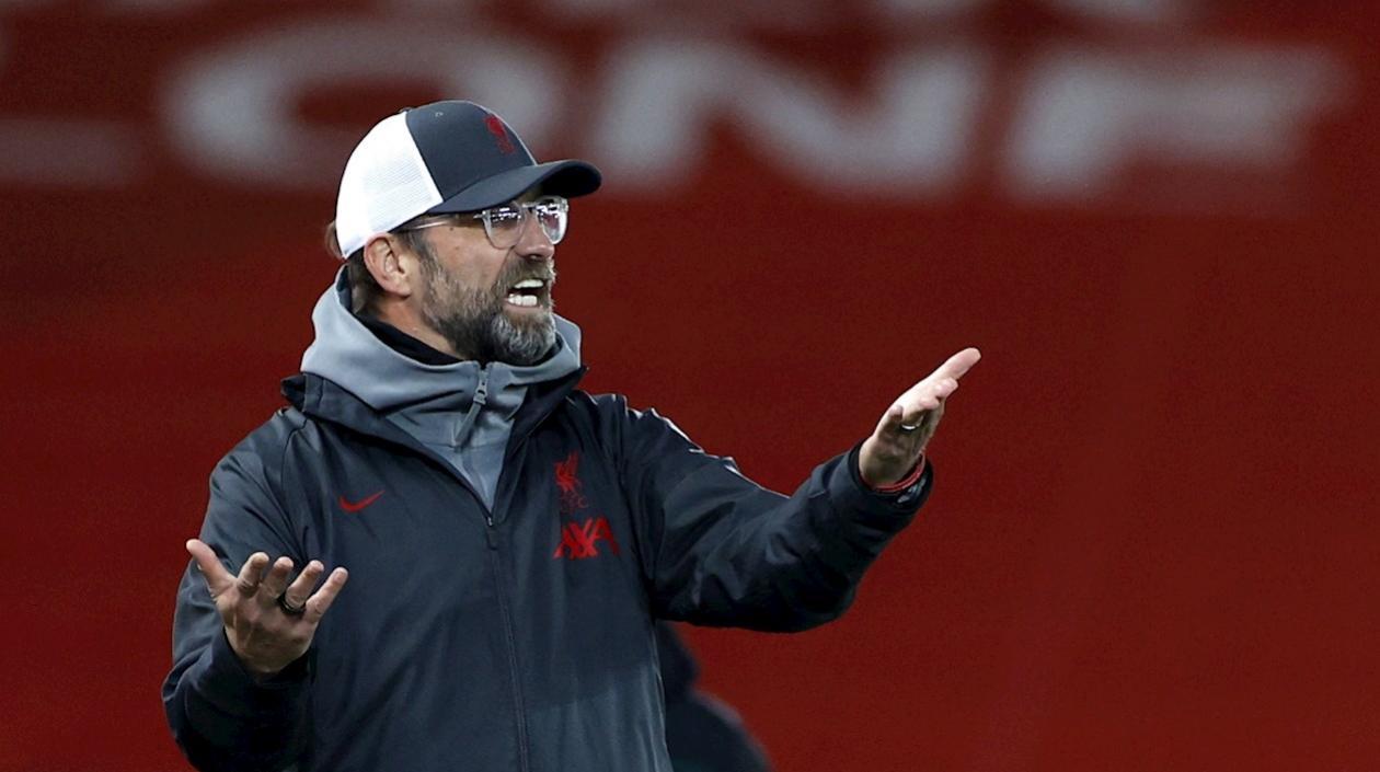 Jürgen Klopp, técnico del Liverpool. 