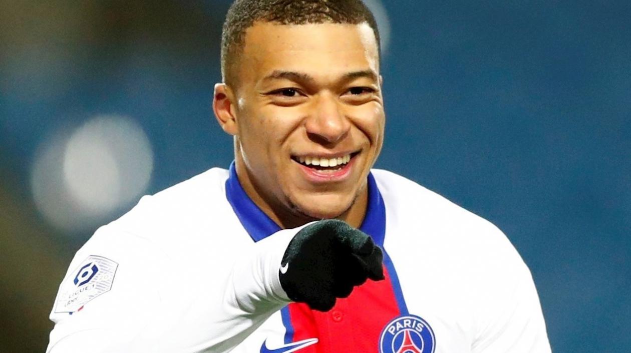 Kylian Mbappé, delantero francés. 