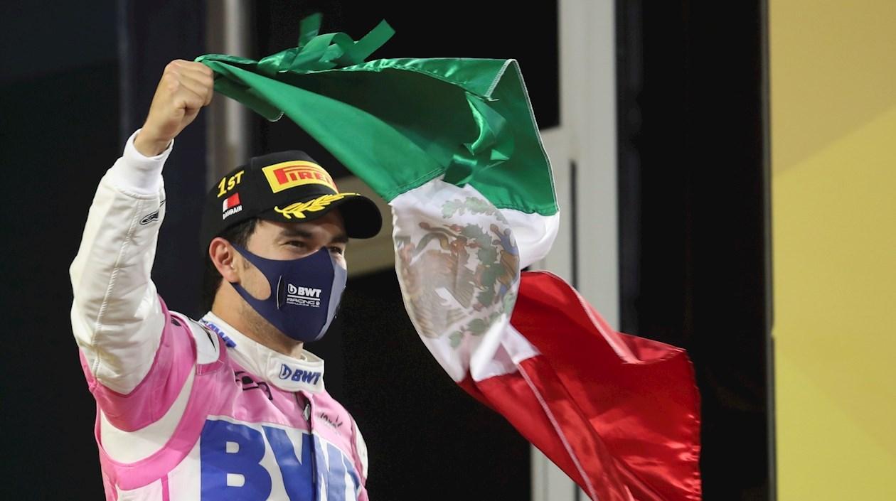 Sergio Pérez, corredor de la F1. 