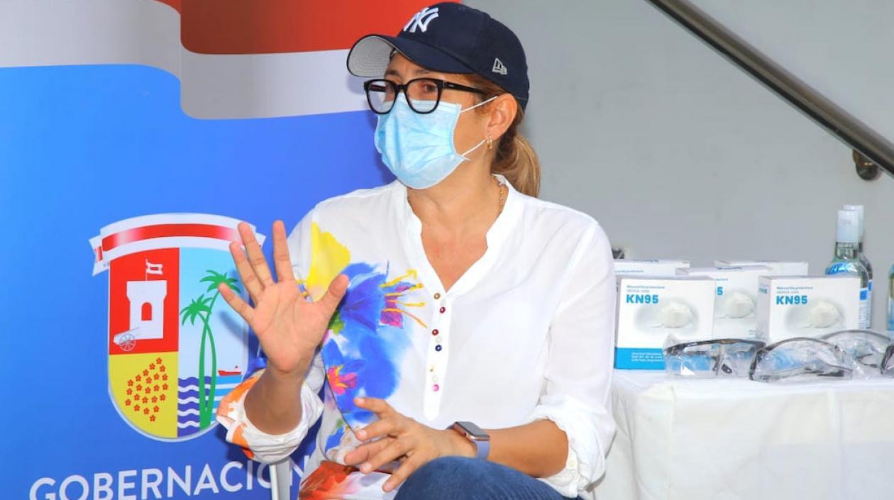 Alma Solano, Secretaria de Salud del Atlántico.