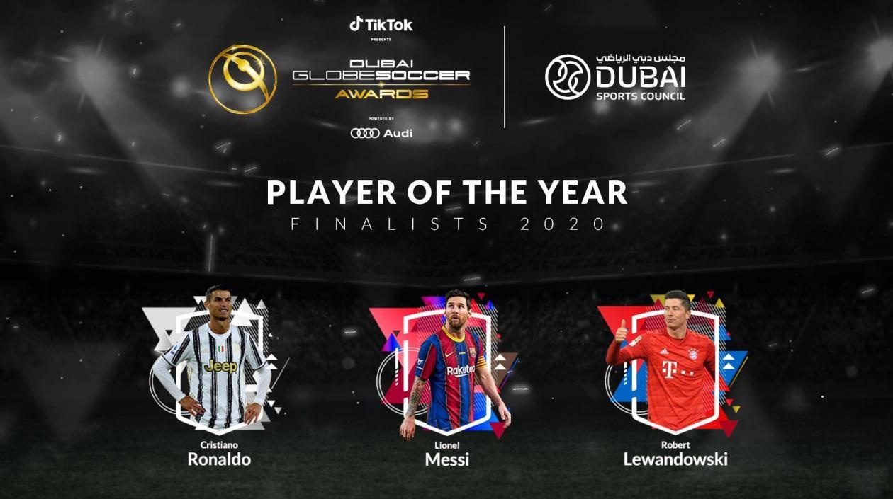 Así se anunciaron a los finalistas al premio. 